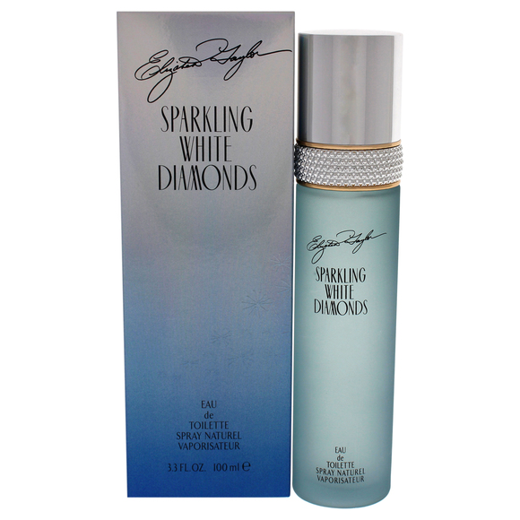 Sparkling White Diamonds by Elizabeth Taylor for Women - 3.3 oz EDT Spray - Picture 1 of 4